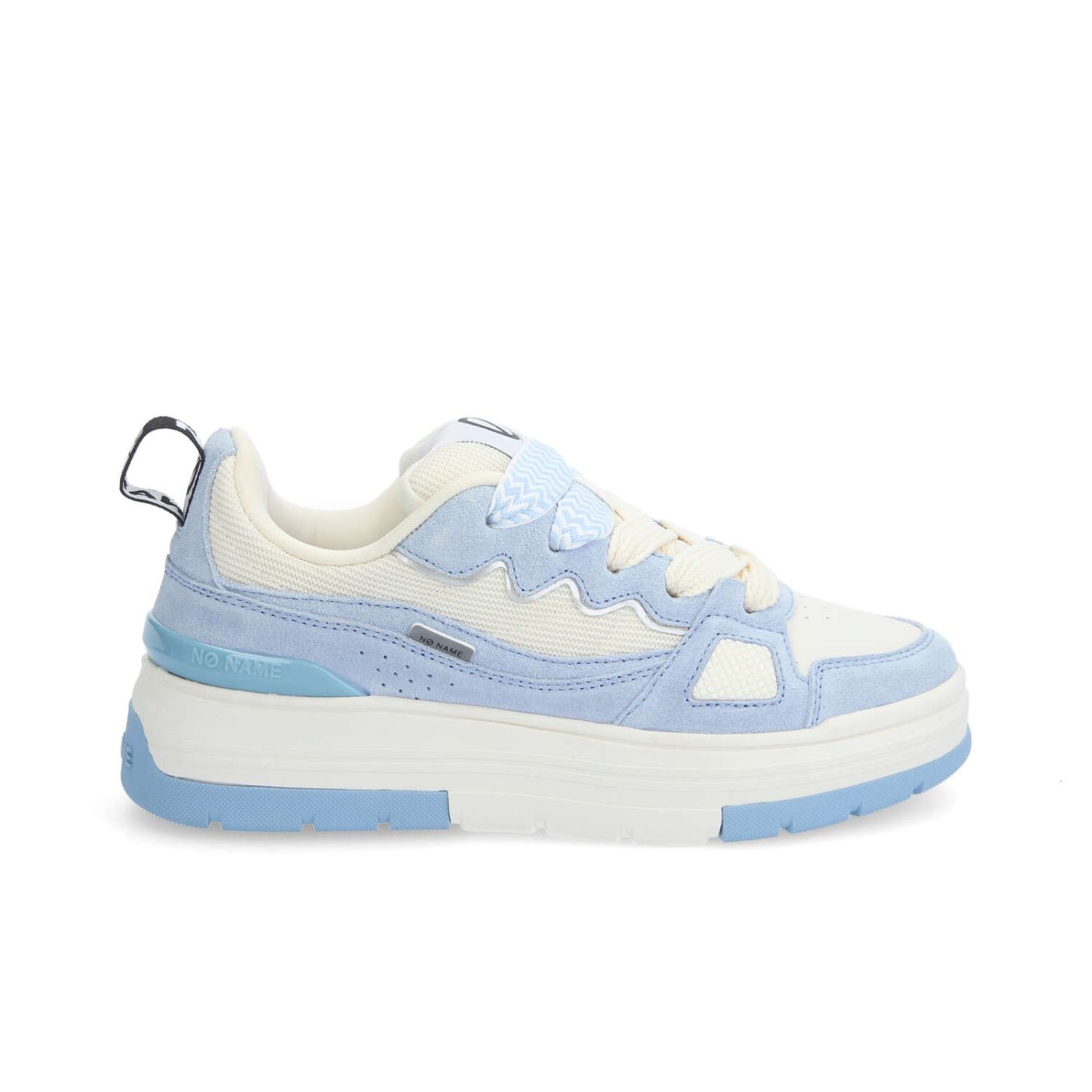 NOLLIE SNEAKER W - SUEDE/MESH/NAPP - BLU/BIANCO SPORCO